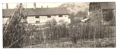 3 Fotografien Hans Hettinger, Schw. Hall, Ansicht Schwäbisch-Hall, zerstörte Gärtnerei des Diakonissenhauses & Gärten