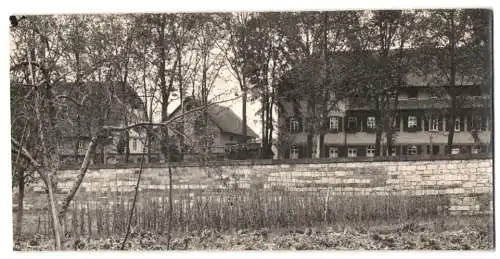 3 Fotografien Hans Hettinger, Schw. Hall, Ansicht Schwäbisch-Hall, zerstörte Gärtnerei des Diakonissenhauses & Gärten