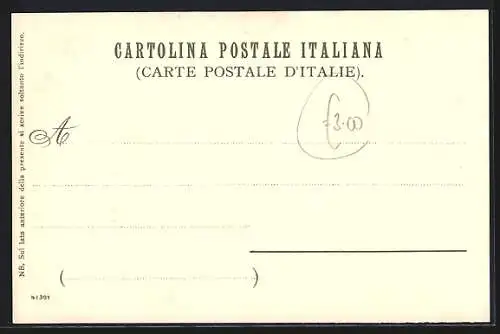 Künstler-AK Manuel Wielandt: Ospedaletti, Ortsansicht vom Meer aus