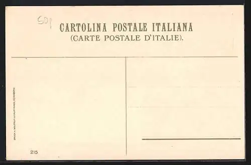 Künstler-AK Manuel Wielandt: Sestri Levante, Strasse am Meer mit Blick zum Ort