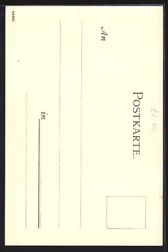 Künstler-Lithographie Karl Mutter: Muernberg, Vestner Turm