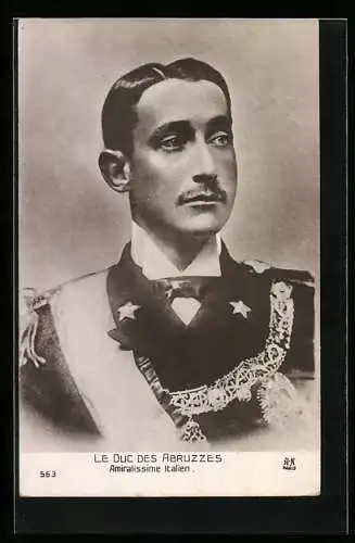 AK Portrait vom Herzog von Abruzzen