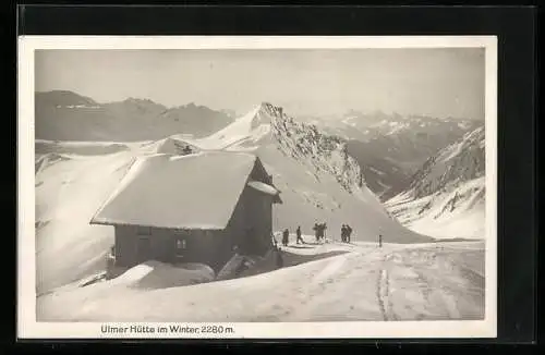 AK Ulmer Hütte im Winter