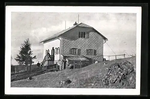 AK Hermann Rudolf Hütte, Berghütte am Schwarzwaldeck