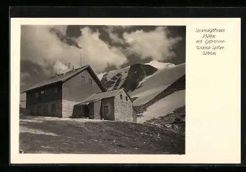 AK Spanaglhaus, Ansicht mit Gefrorenewand-Spitze