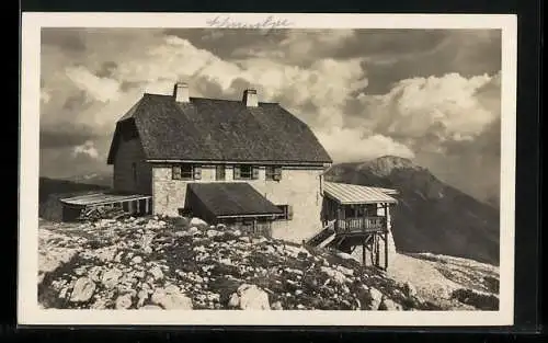 AK Schneealpenhaus, Berghütte am Schauerkogel