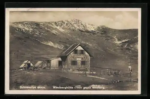 AK Windberghütte mit Windberg