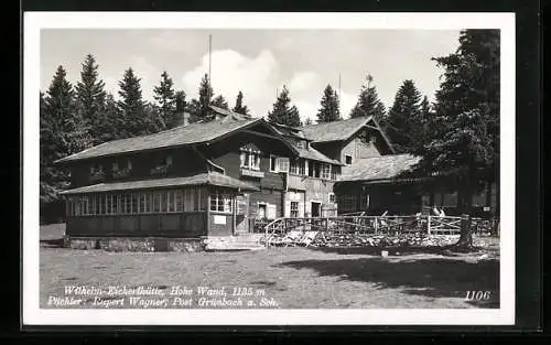 AK Wilhelm-Eicherthütte, Ansicht der Hütte