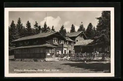 AK Hohe Wand, Wilhelm-Eichert-Hütte, ganzjährig bew. von H.Wagner