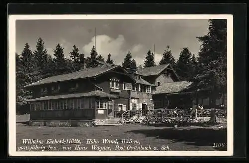 AK Wilhelm Eichert-Hütte, Berghütte auf der Hohe Wand