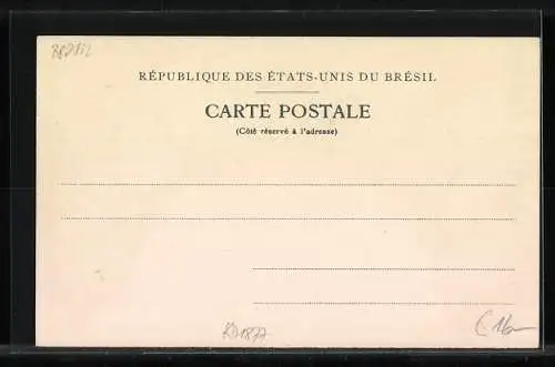 AK Estados Unidos do Brazil, verschiedene Briefmarken