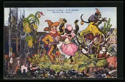 AK Nice, Carnaval de Nice, S. M. Danse