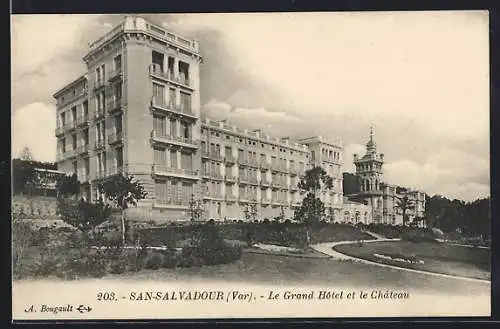 AK San-Salvadour, Le Grand Hôtel et le Château