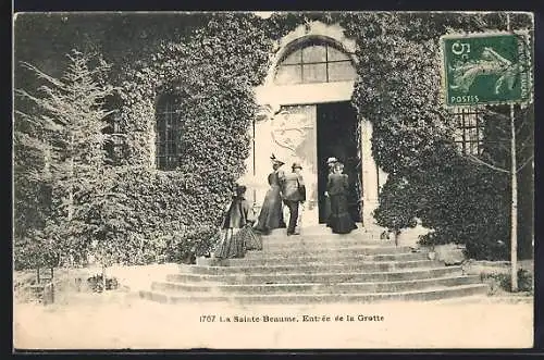 AK La Sainte-Beaume, Entrée de la Grotte