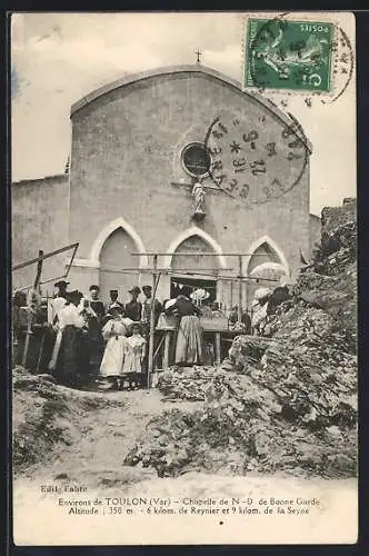 AK Toulon /Var, Chapelle de N-D de Bonne Garde