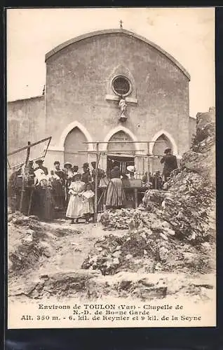 AK Toulon /Var, Chapelle de N.-D. de Bonne Garde