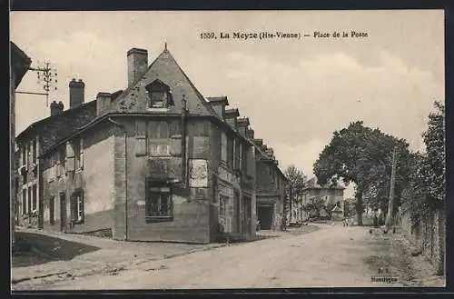 AK La Meyze, Place de la Poste