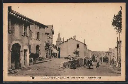 AK Mezieres-sur-Issoire, Grande-Rue