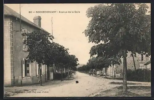 AK Rochechouart, Avenue de la Gare