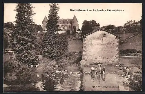 AK Rochechouart, Le Lavoir L`Oiseau-Bleu