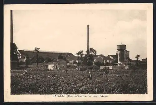 AK Saillat /Haute-Vienne, Les Usines
