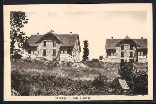 AK Saillat /Haute-Vienne, Panorama