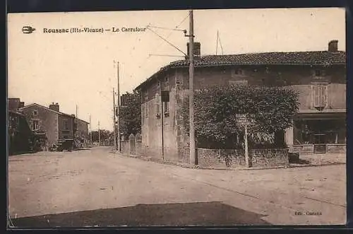 AK Roussac /Hte-Vienne, Le Carrefour