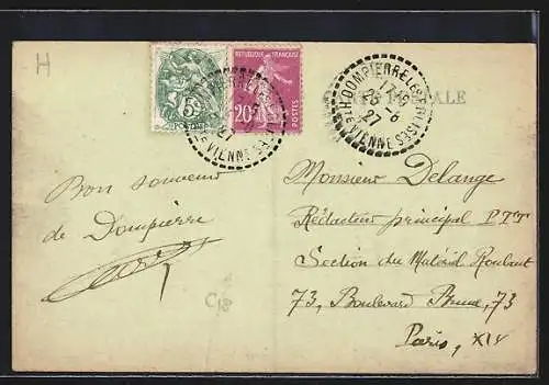 AK Dompierre-les-Eglises, La Mairie