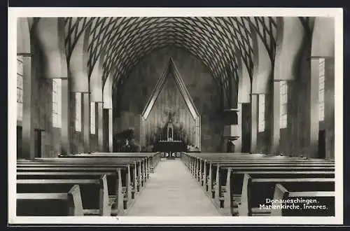 AK Donaueschingen, Marienkirche, Inneres