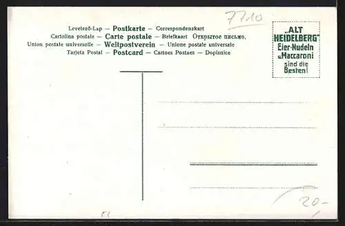 Lithographie Frauen in Schwarzwälder Trachten