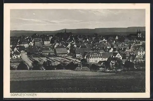 AK Donaueschingen, Ortsansicht