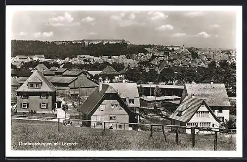 AK Donaueschingen, Gesamtansicht mit Standortlazarett