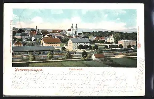 AK Donaueschingen, Totalansicht
