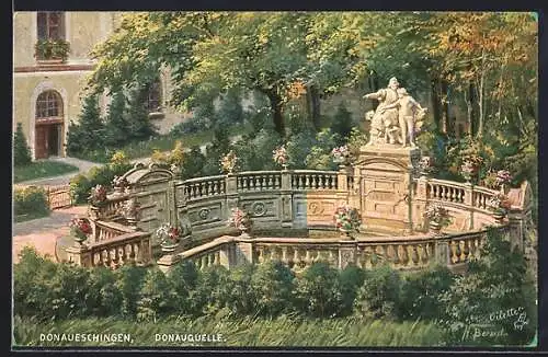 AK Donaueschingen, Donauquelle
