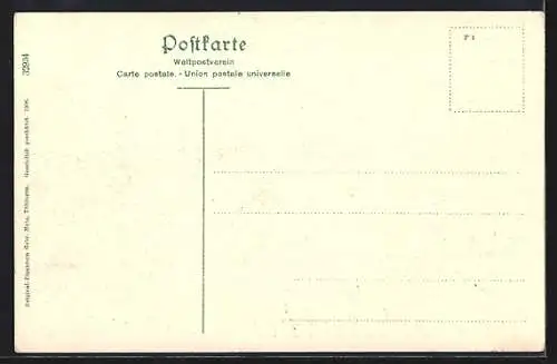 AK Donaueschingen, Partie a. d. Schützenbrücke