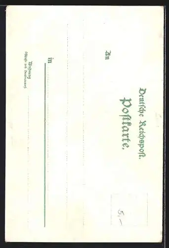 Lithographie Alt-Frankfurt, Häuser am Römer