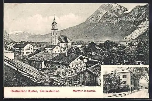 AK Kiefersfelden, Restaurant Kiefer, Marmor-Industrie