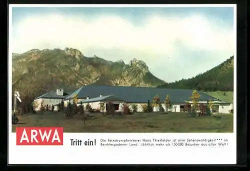 AK Berchtesgaden, Arwa Feinstrumpfwirkerei Hans Thierfelder