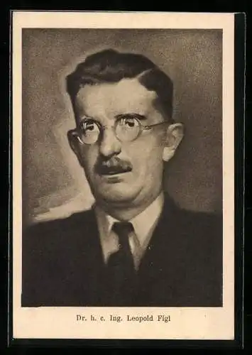 AK Der österreichische Politiker Dr. h. c. Ing. Leopold Figl