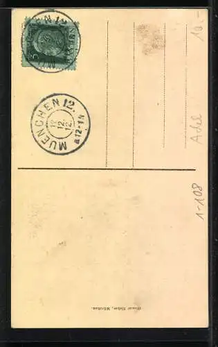 AK Porträt Prinzregent Luitpold von Bayern in Uniform