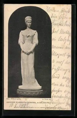 AK Salzburg, Kaiserin Elisabeth (Sissi) von Österreich Denkmal