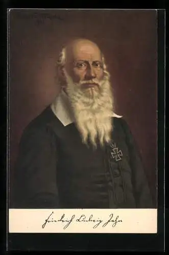 Künstler-AK Portrait von Turnvater Jahn