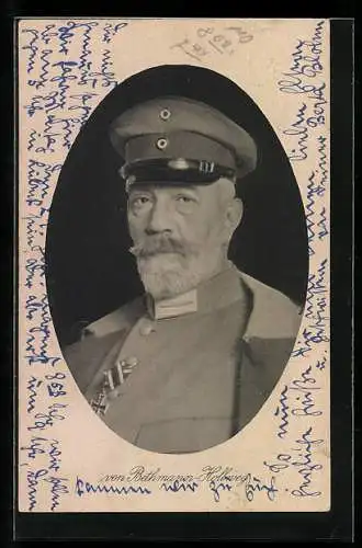 AK Reichskanzler von Bethmann Hollweg in Uniform