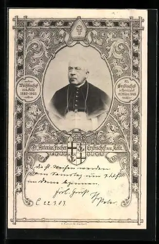 AK Erzbischof von Köln Dr. Antonius Fischer