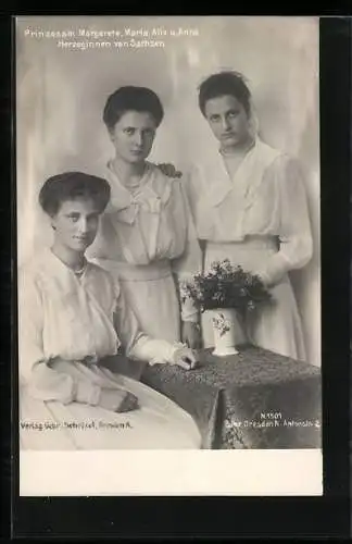 AK Prinzessin Margarete, Maria Alix und Anna, Herzoginnen von Sachsen