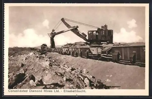 AK Elisabethbucht, Consolidated Diamond Mines Ltd., Abbau von Edelsteinen