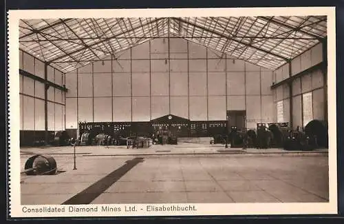 AK Elisabethbucht, Consolidated Diamond Mines Ltd., Diamantenmine, Turbinenhalle