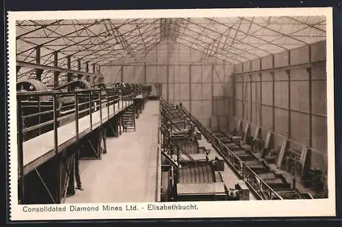 AK Elisabethbucht, Consolidated Diamond Mines Ltd., Innenansicht