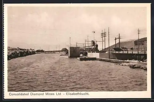 AK Elisabethbucht, Consolidated Diamond Mines Ltd., Diamantenmine, Hafenpartie