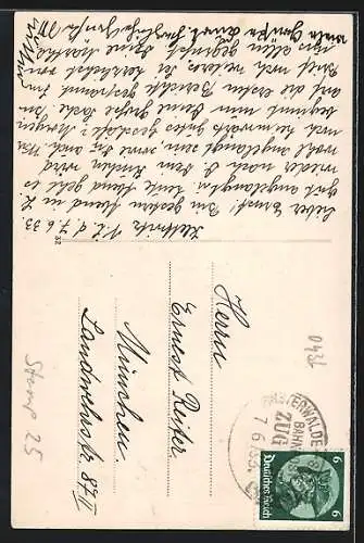 AK Berlin-Tiergarten, Partie an der Siegessäule